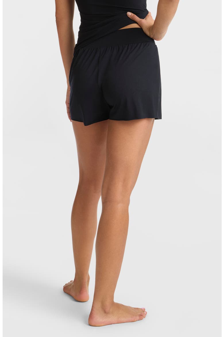 Butter Relaxed Shorts, Alternate, color, BLACK