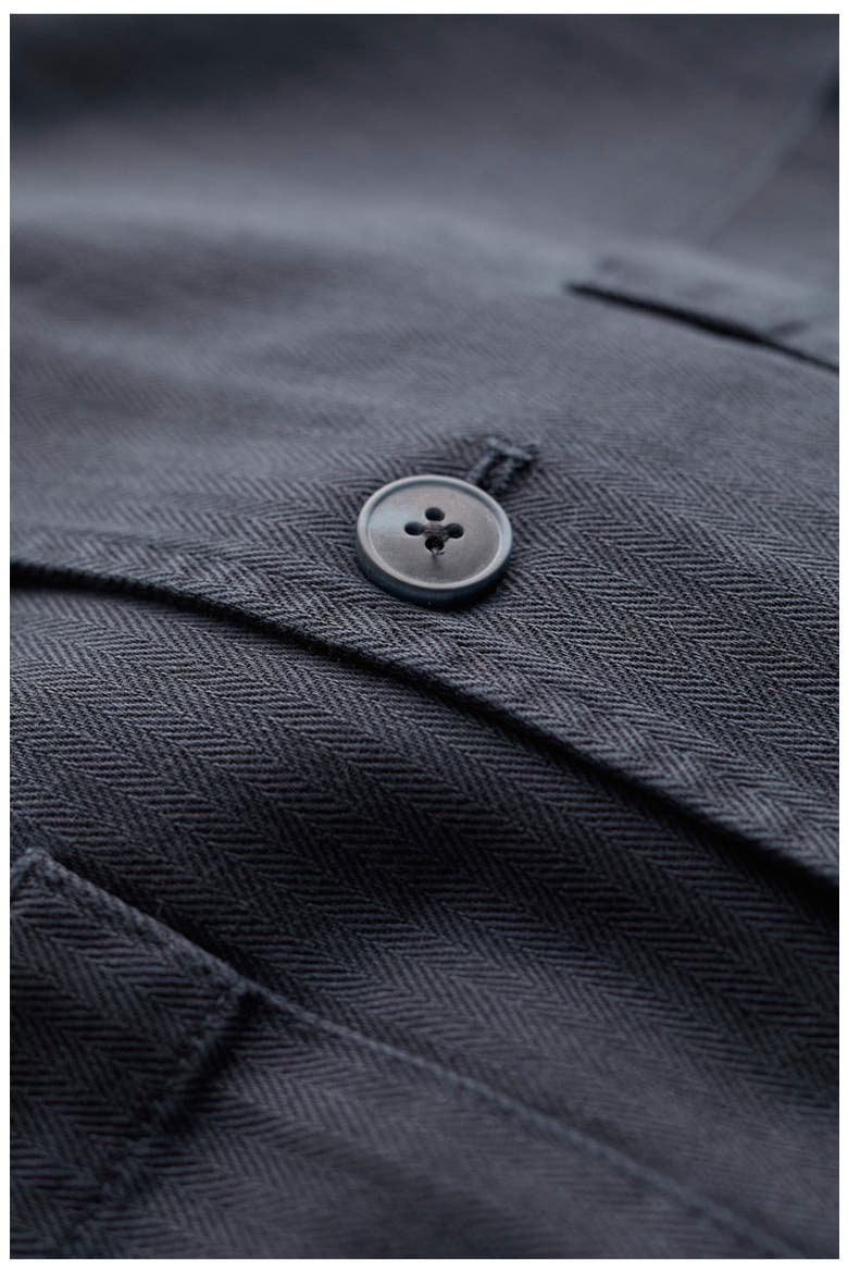 Tollgate Herringbone Linen & Organic Cotton Blazer, Alternate, color, INKWELL
