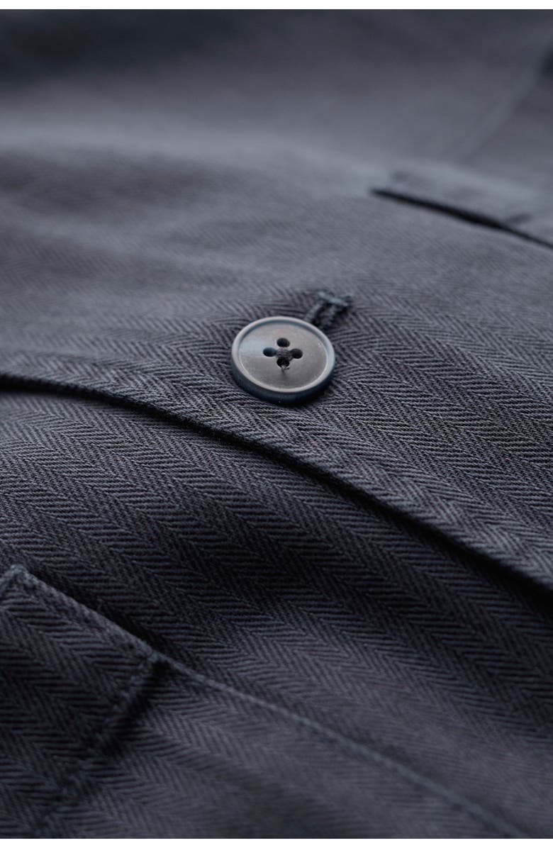 Seasalt Cornwall Tollgate Herringbone Linen & Organic Cotton Blazer, Alternate, color, Inkwell