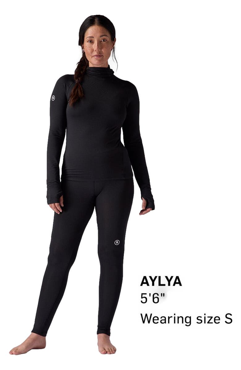 Backcountry Pines Microgrid Ultra-Lt Baselayer Balaclava Top - Women
s, Alternate, color, Black