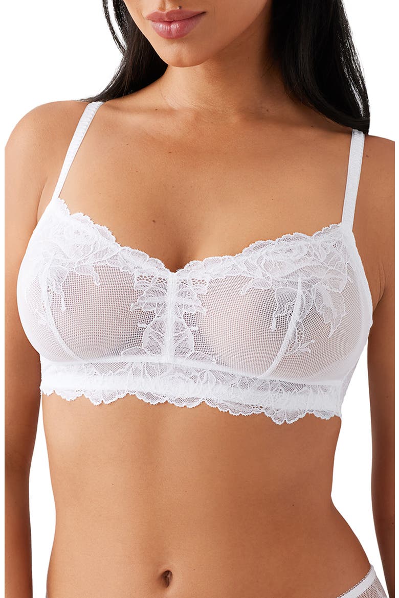 Vivid Attraction Bralette, Main, color, WHITE