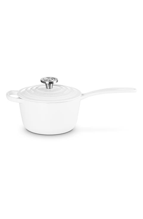 Signature 1.75-Quart Enameled Cast Iron Saucepan