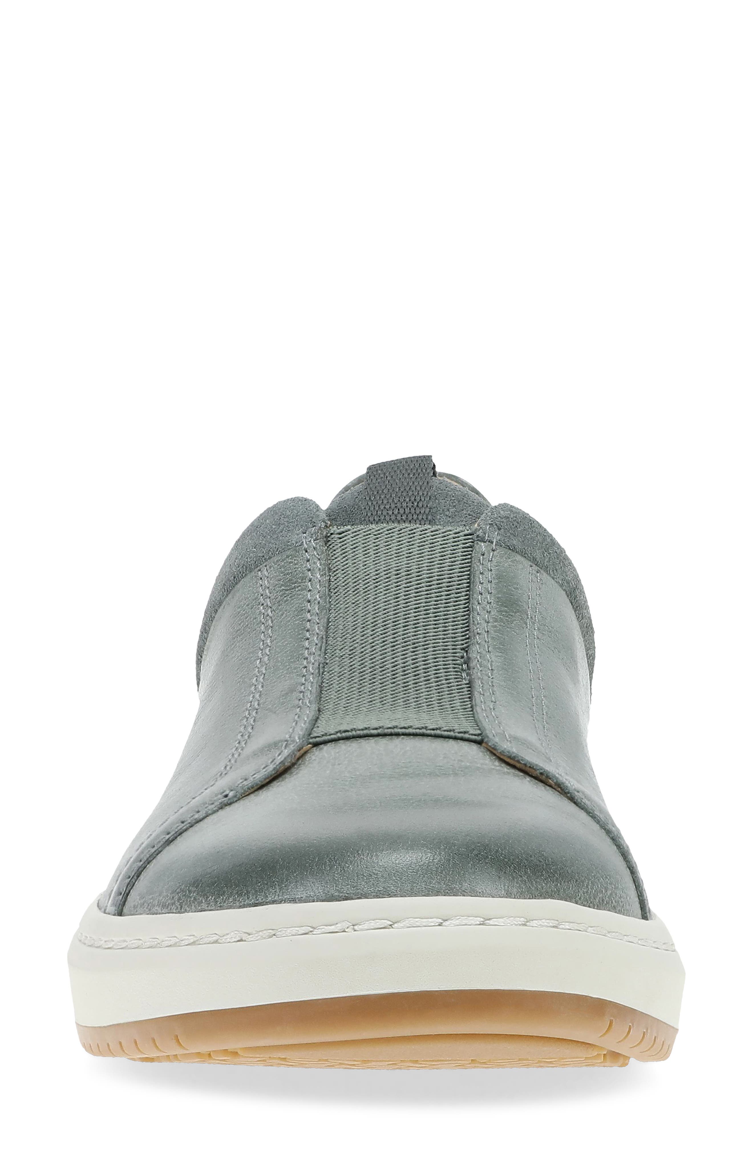 Dansko Jenn Slip-On Sneaker, Alternate, color, Denim Milled Burnished