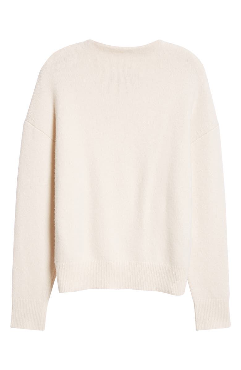 Proenza Schouler Bria Relaxed Cashmere & Silk Sweater, Alternate, color, 