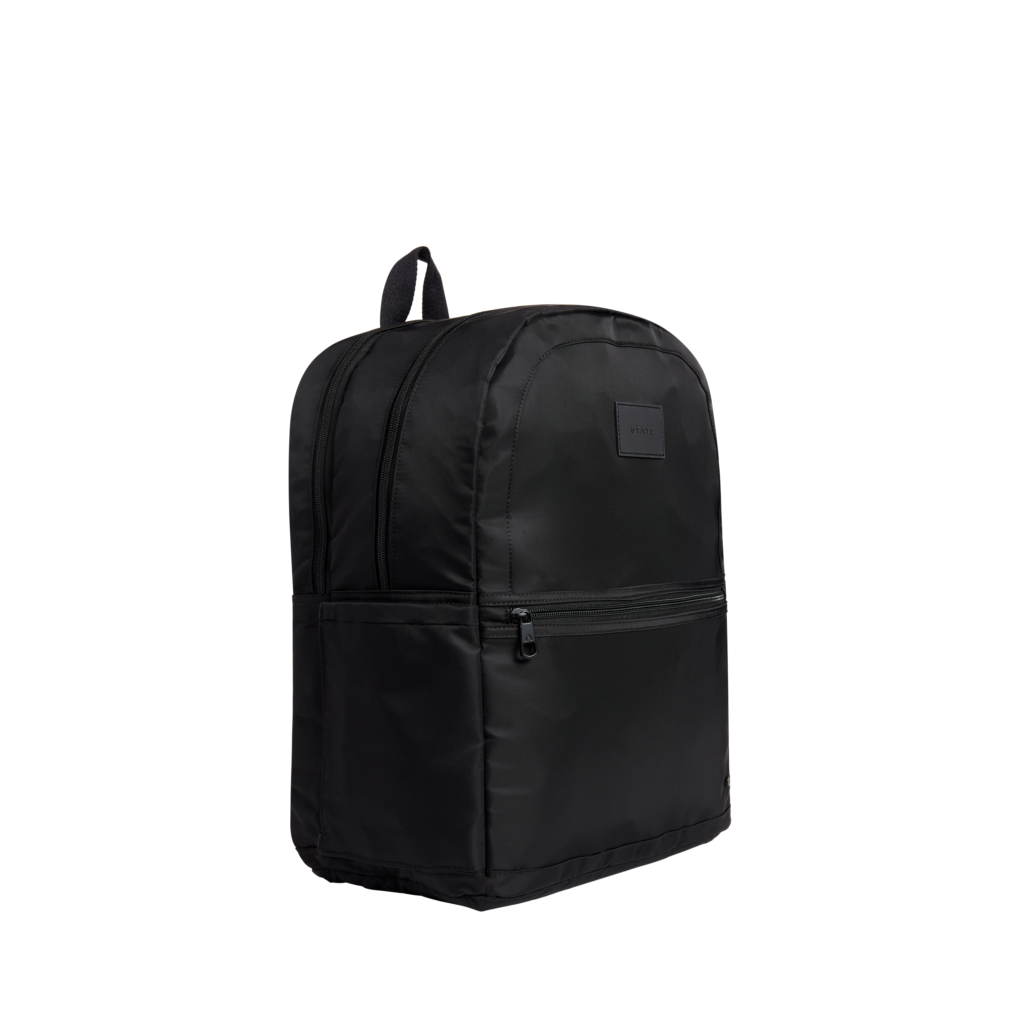 Evans Double Pocket Large Backpack, Alternate, color, Black