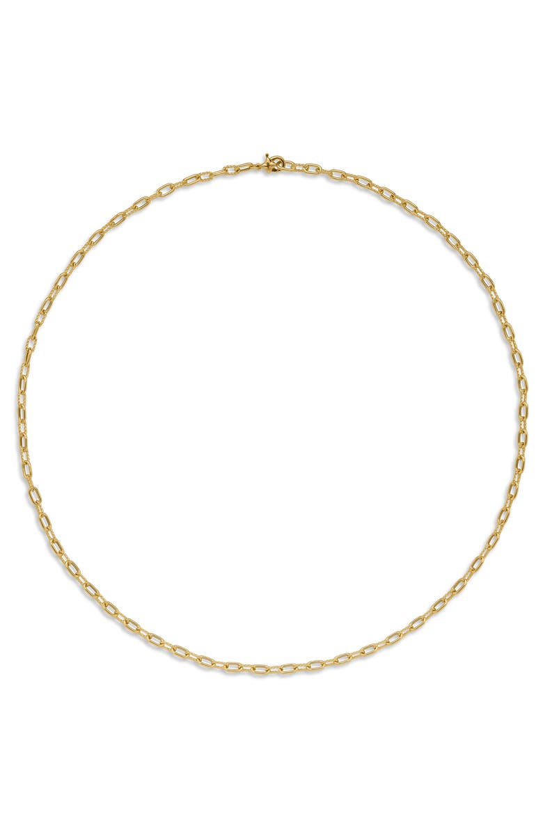 David Yurman DY Madison<sup>®</sup> 18K Yellow Gold Chain Necklace, 3mm, Alternate, color, Gold