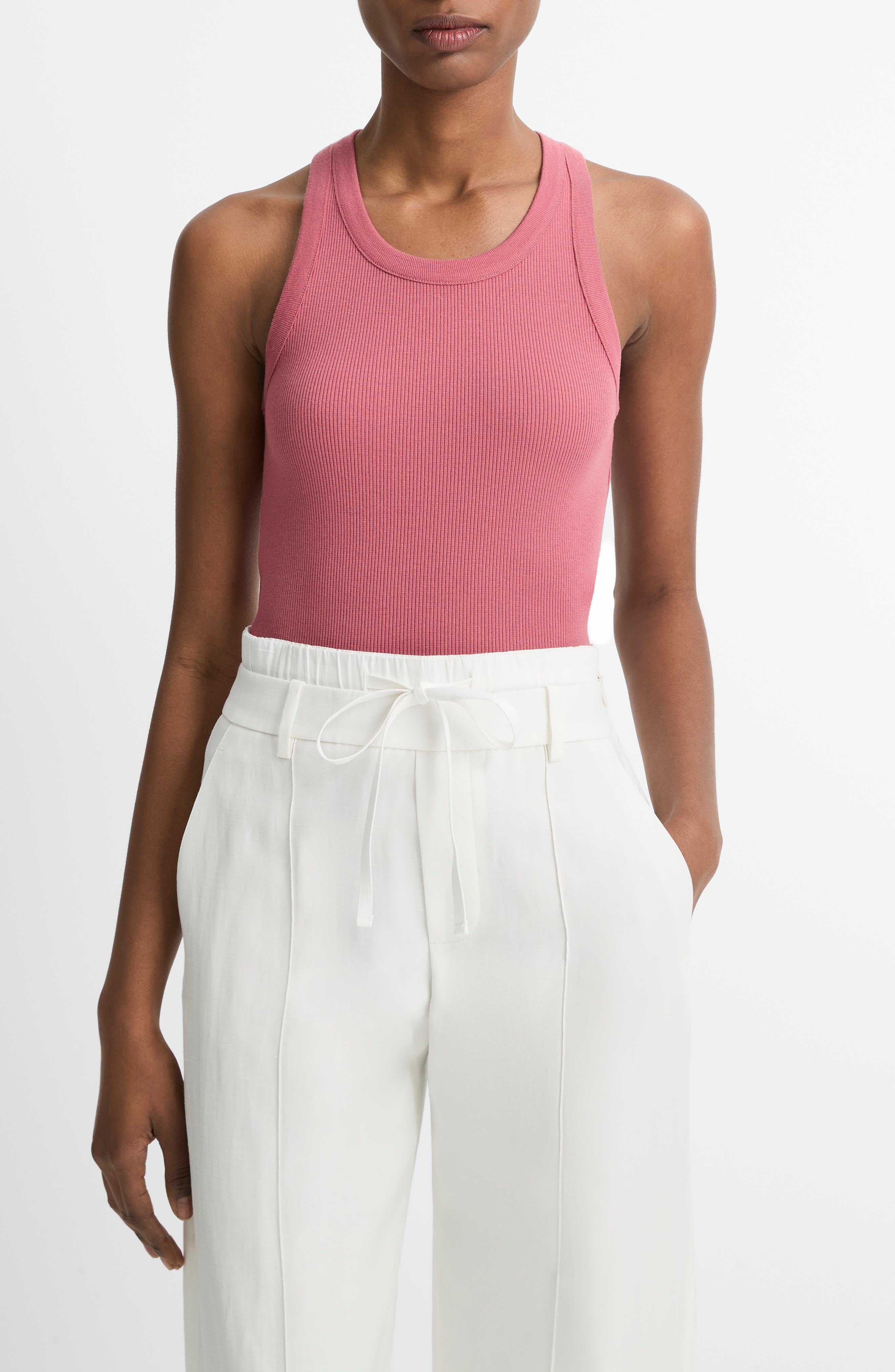 Scoop Neck Rib Tank - image 5