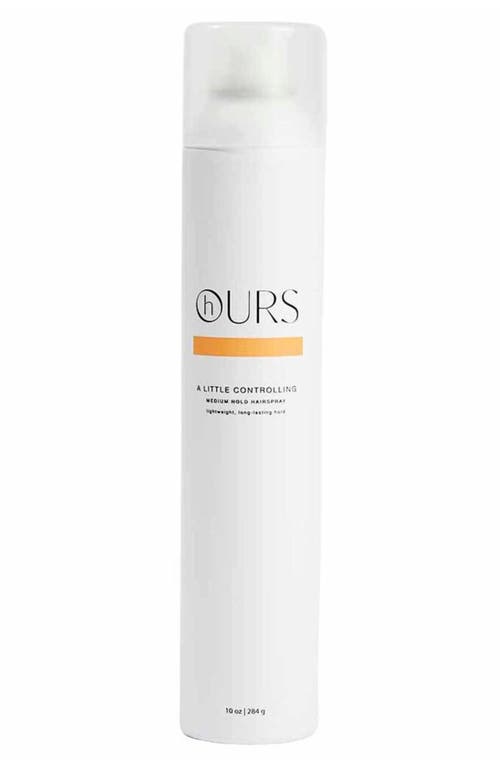 Hours Haircare A Little Controlling Medium Hold Hairspray In Transparent