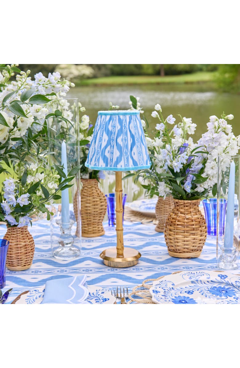 Mrs. Alice Ikat Lampshade, Alternate, color,