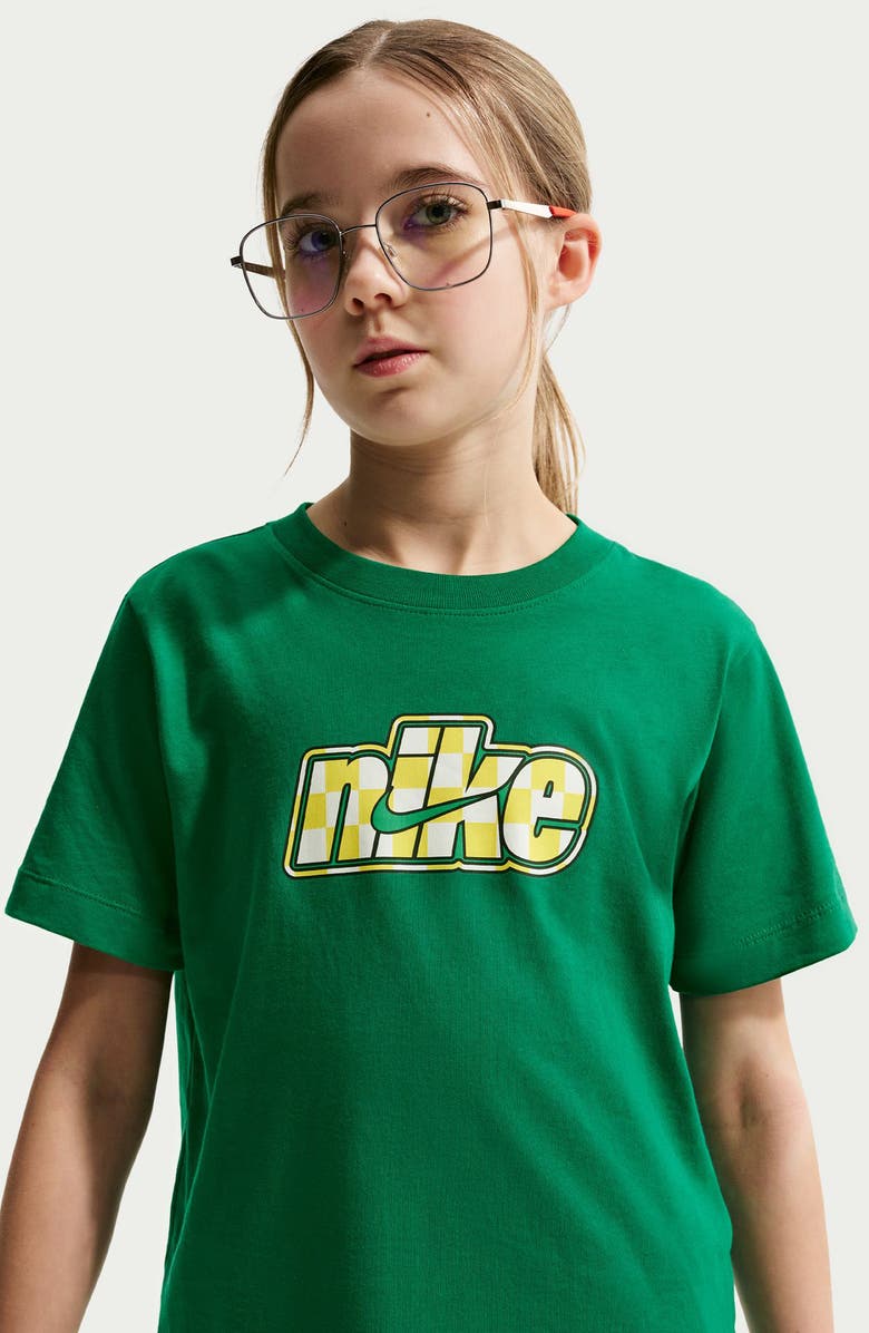 Nike Kids' Celebrate Sport Cotton Graphic T-Shirt, Alternate, color, Malachite