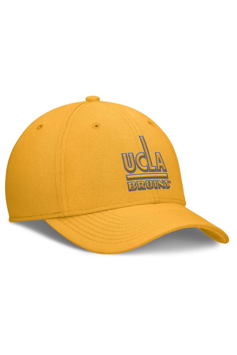 Men's Nike Gold UCLA Bruins Rise Academic Dri-FIT Flex Hat, Alternate, color, Gold