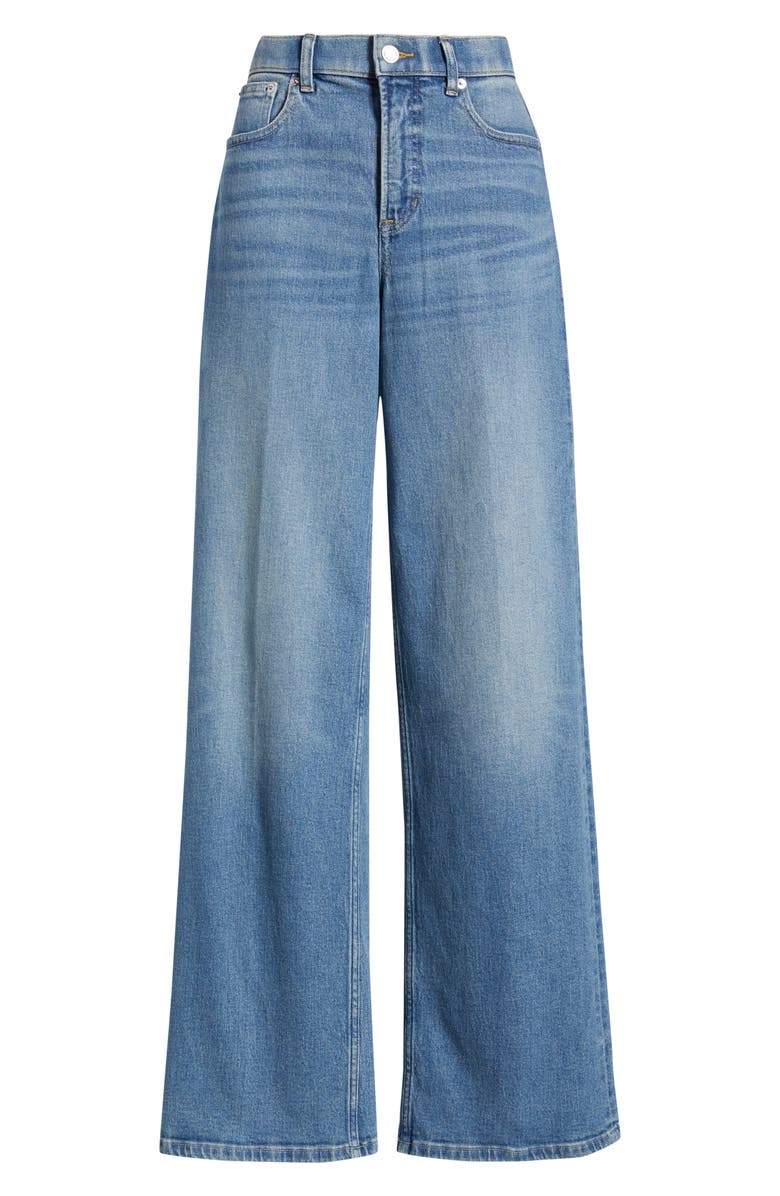SPANX<sup>®</sup> SPANXshape<sup>™</sup> Authentic 360 High Waist Wide Leg Jeans, Main, color, Wilmington Wash