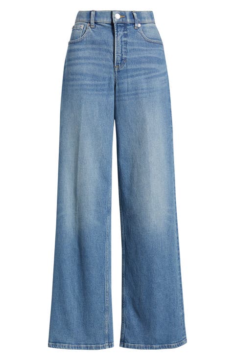 SPANXshape™ Authentic 360 High Waist Wide Leg Jeans (Wilmington)