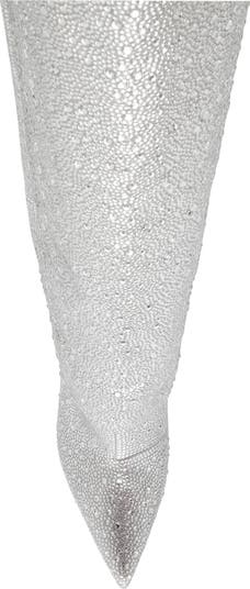Sanya Rhinestone Fringe Knee High Boot