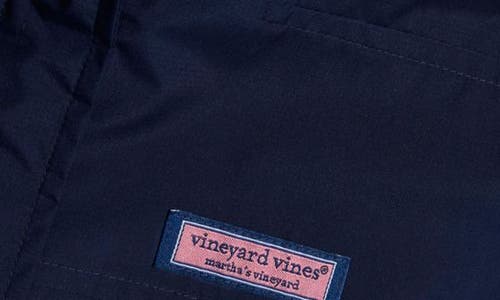 Vineyard Vines Storm Packable Water Resistant Jacket In Nautical Navy