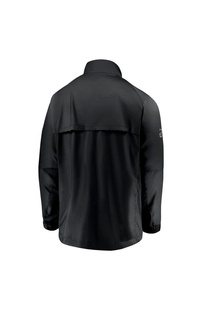 FANATICS Men's Fanatics Branded Black Colorado Avalanche Authentic Pro Locker Room Rink Raglan Full-Zip Jacket, Alternate, color, Black