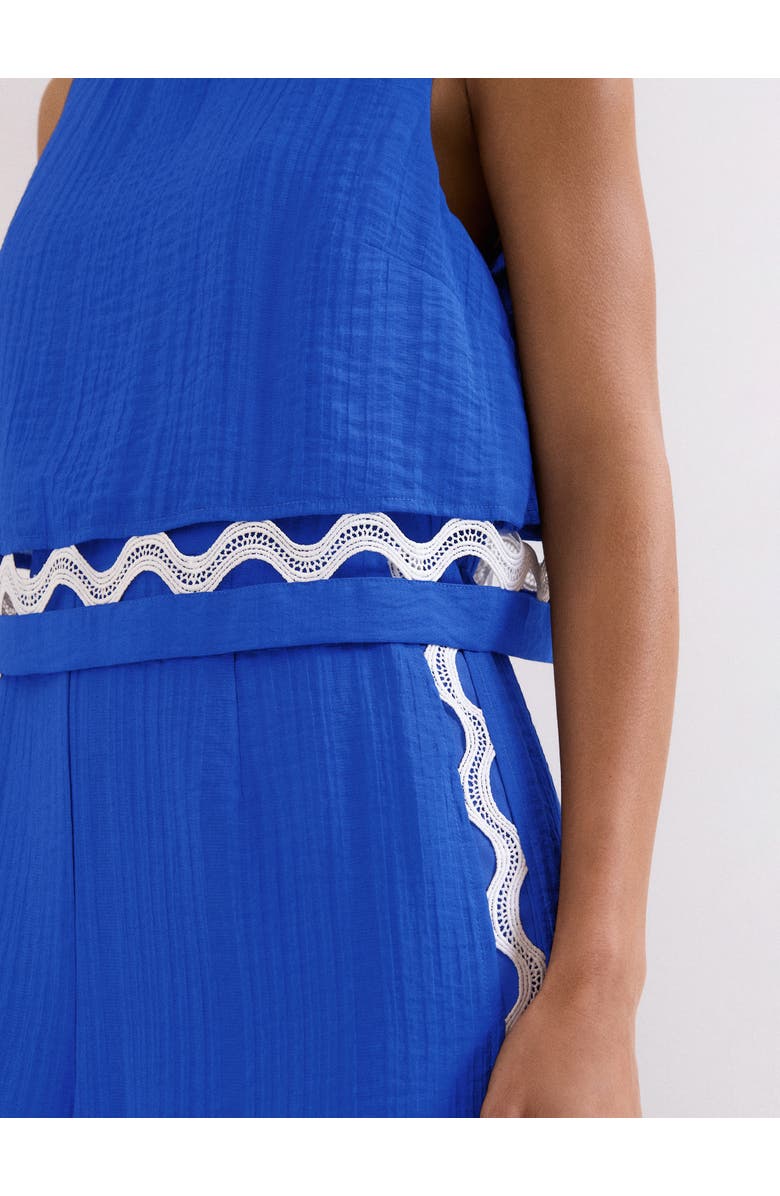 Phase Eight Aubrey Sleeveless Wide Leg Jumpsuit, Alternate, color, Blue