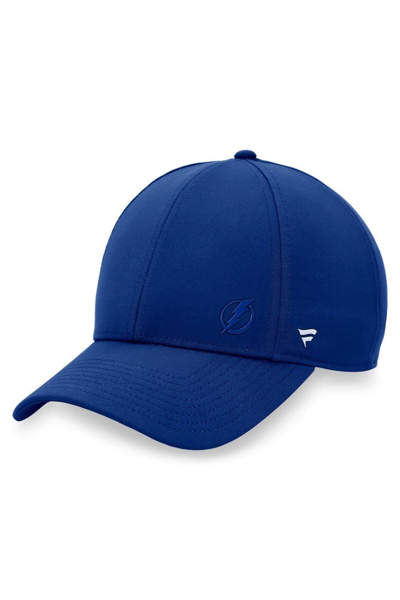 Women's Fanatics Branded Blue Tampa Bay Lightning Authentic Pro Road Structured Adjustable Hat, Main, color, Blue