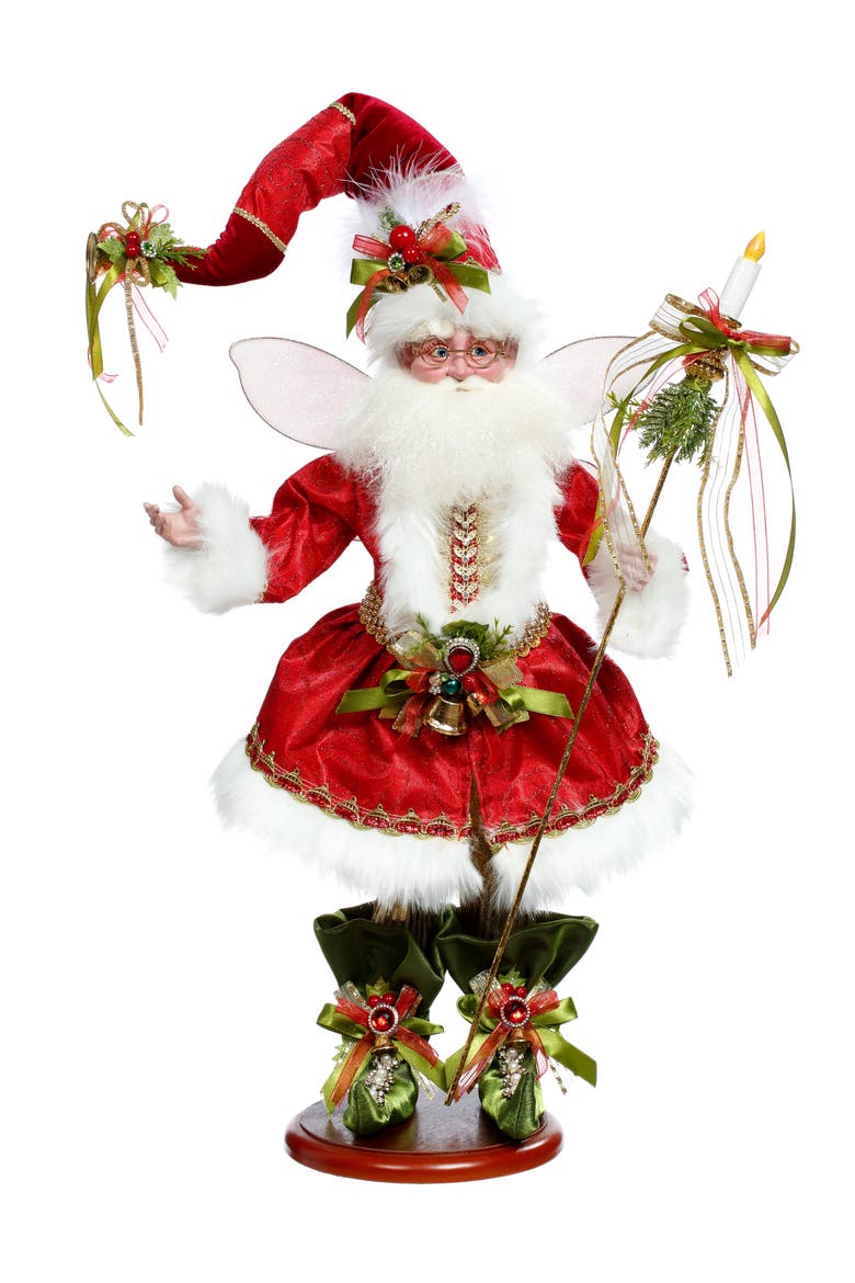 Night Before Christmas Fairy on Base, Main, color, Red