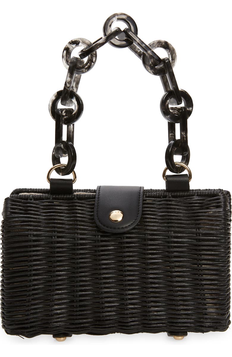 BTB Los Angeles Page Wicker Clutch, Main, color,
