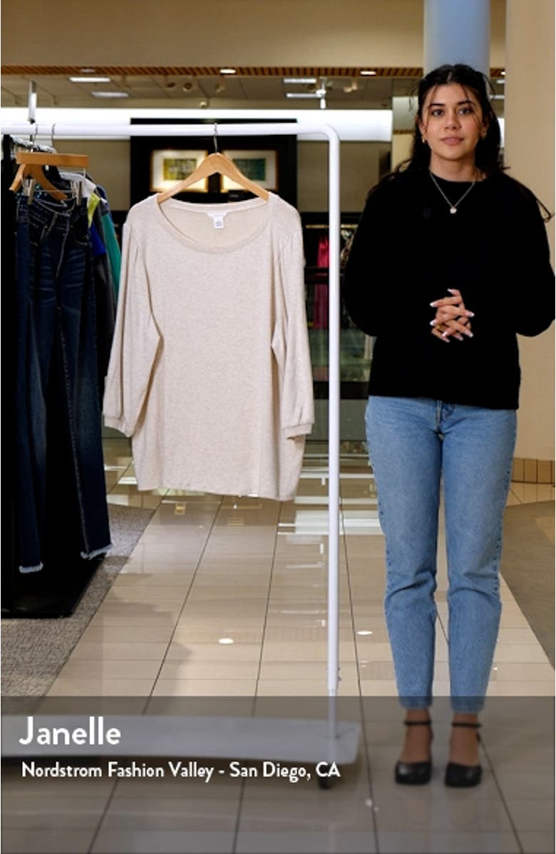 Cozy Puff Sleeve Top, sales video thumbnail