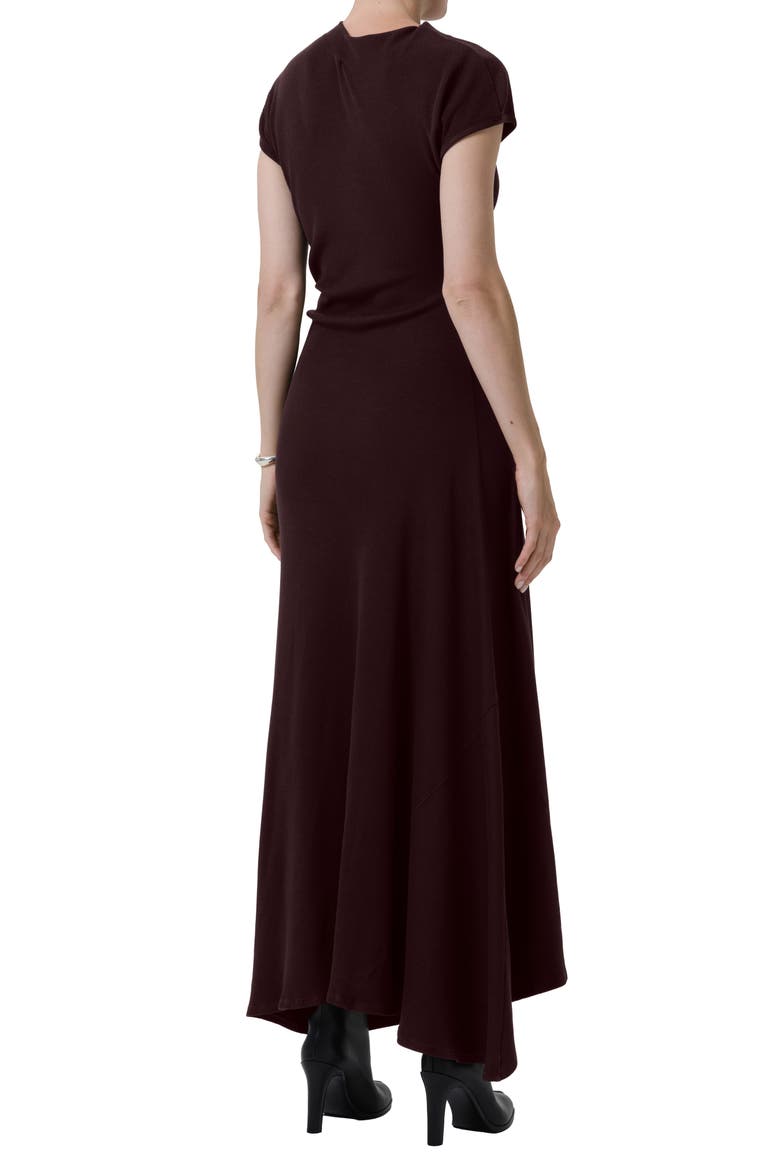 Kira Sculptural Dress, Alternate, color, CHOCOLATE MD/ DK BROWN