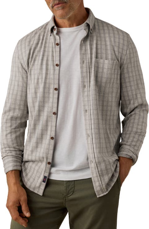 Coastline Knit Button-Down Shirt