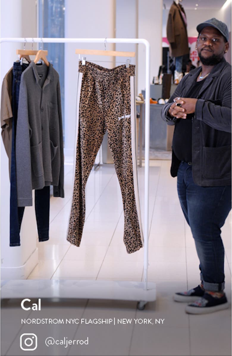 Animal Print Track Pants, sales video thumbnail