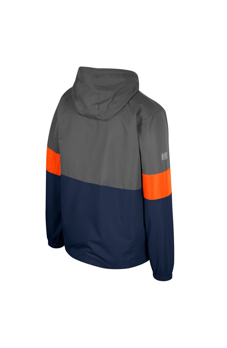 COLOSSEUM Men's Colosseum Charcoal Auburn Tigers Miles Full-Zip Jacket, Alternate, color, 