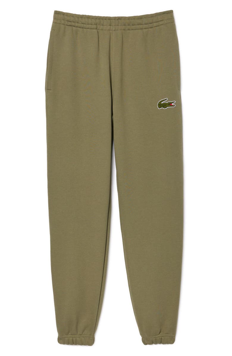 Lacoste Relaxed Fit Cotton Sweatpants, Main, color, Khaki