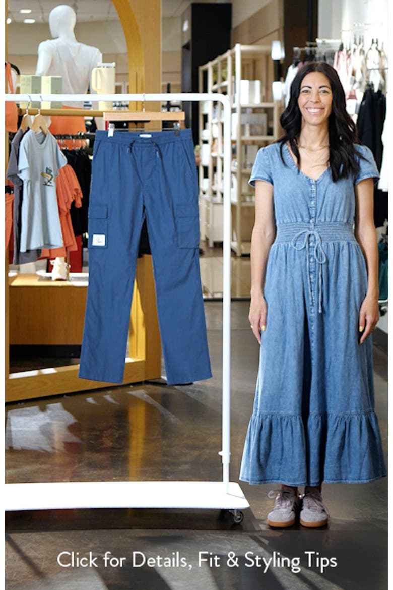 Kids' Straight Leg Cotton Cargo Pants video