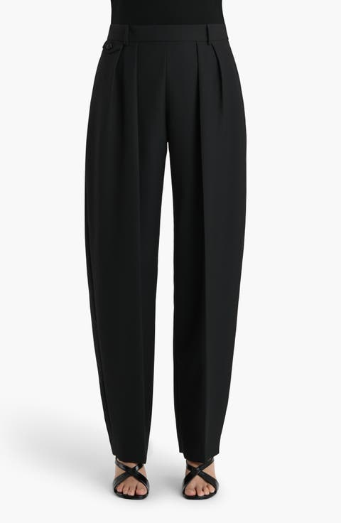 Dugan Pleated Wool Pants