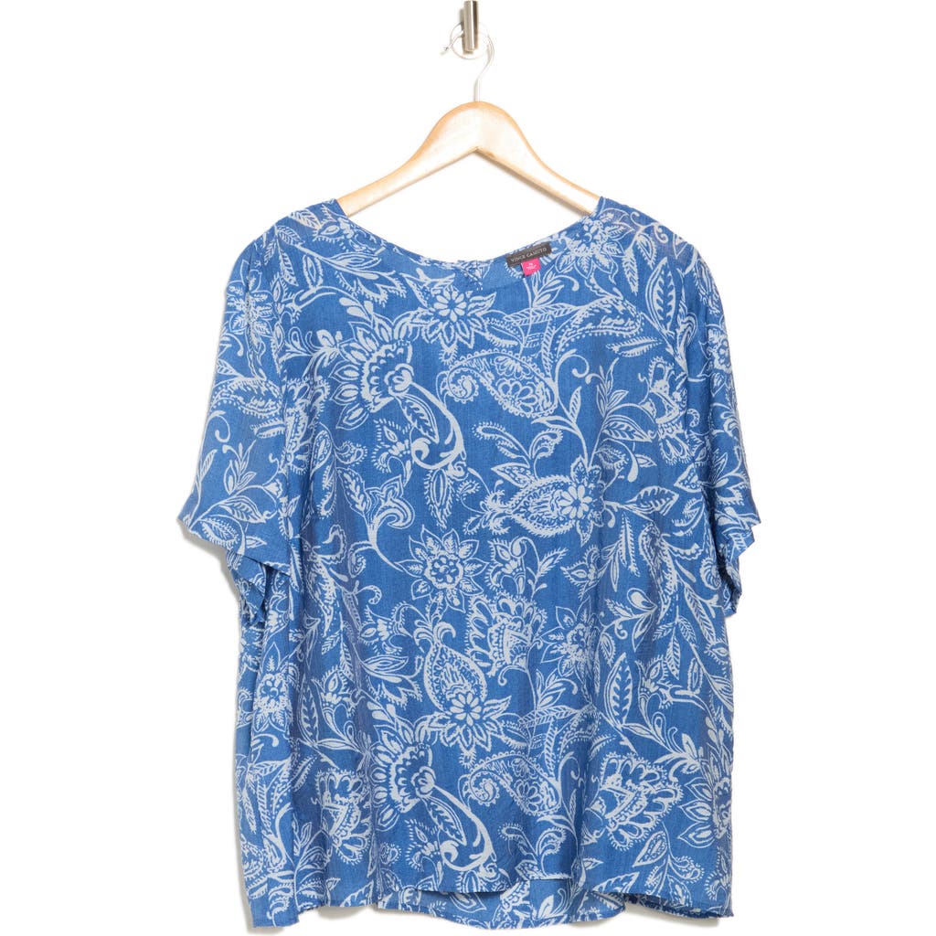 VINCE CAMUTO VINCE CAMUTO PAISLEY TOP