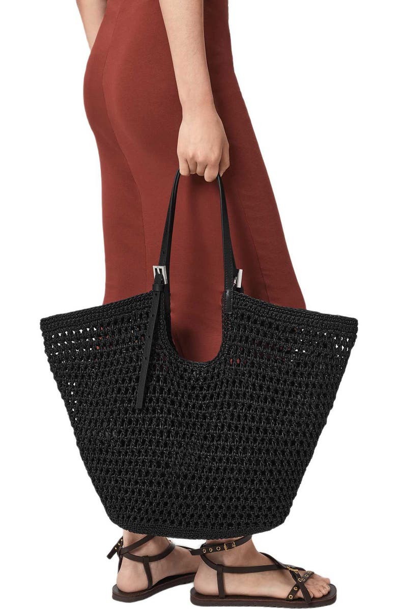 AllSaints Ara Cotton Tote, Alternate, color,