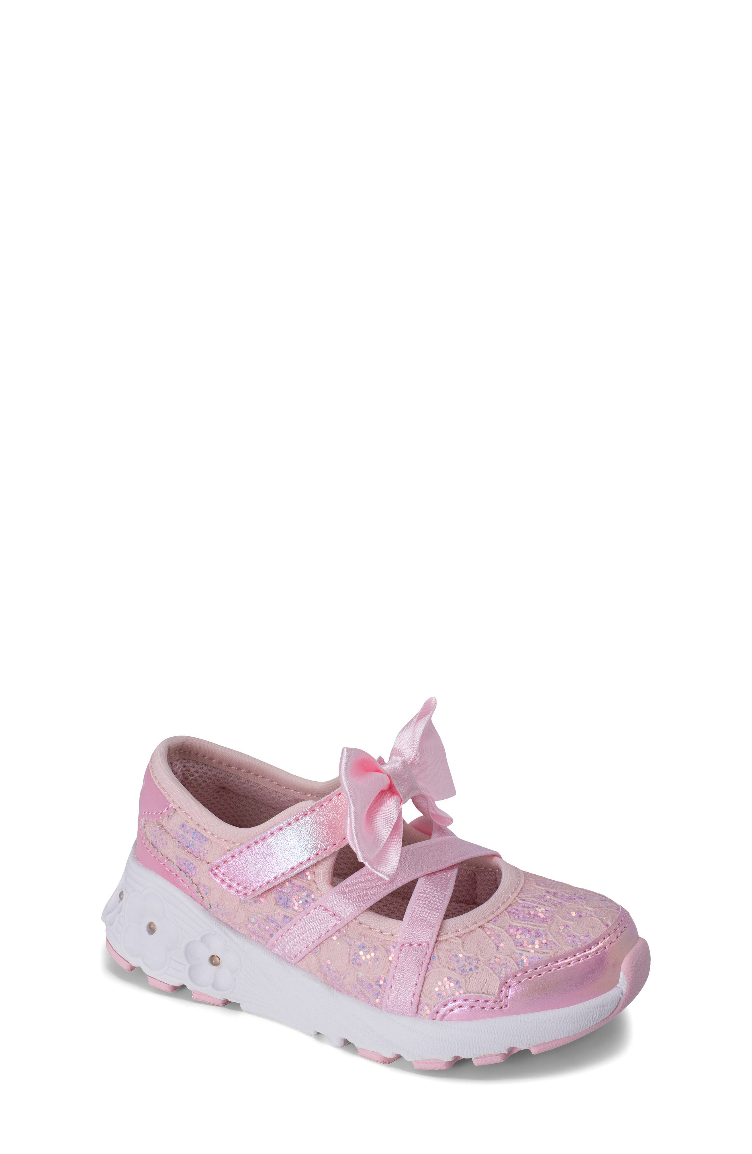 Stride Rite Kids' Light Up Flora Sneaker, Main, color, Blush