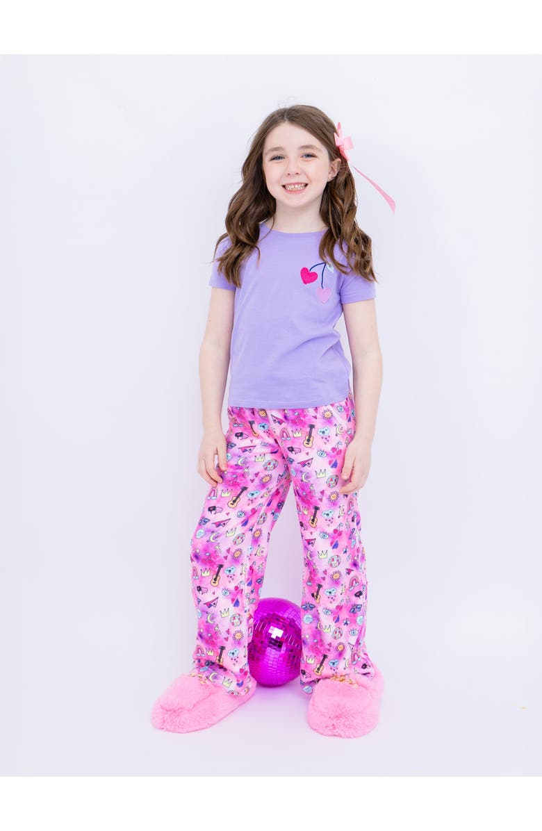 Preppy Goose Plush Doodle loungewear pant, Main, color, Multicolor