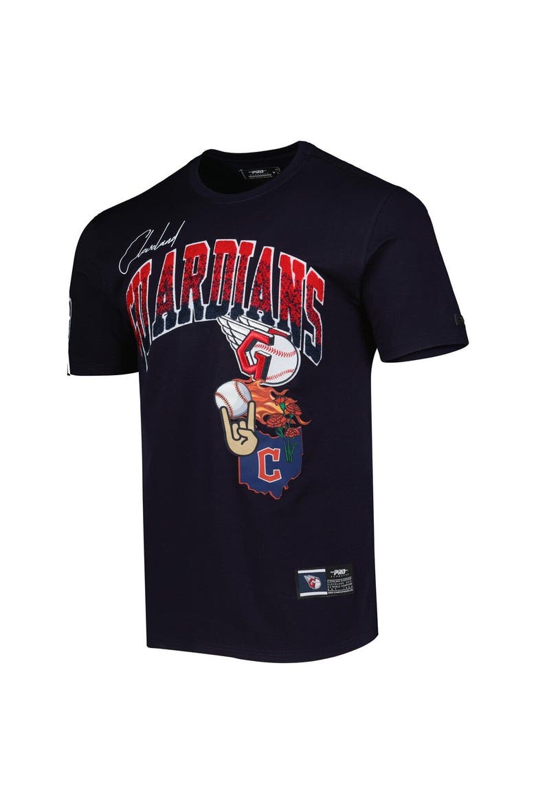 Men's Pro Standard Navy Cleveland Guardians Hometown T-Shirt, Alternate, color, Navy