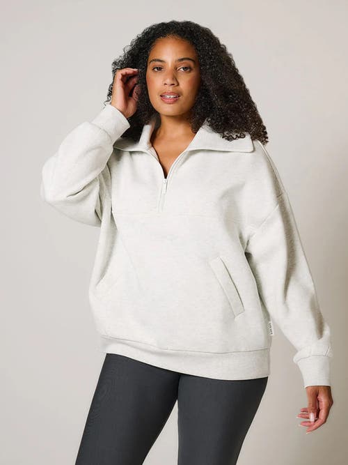LOVALL LOVALL ALL SZN OVERSIZED 1/4 ZIP SWEATSHIRT