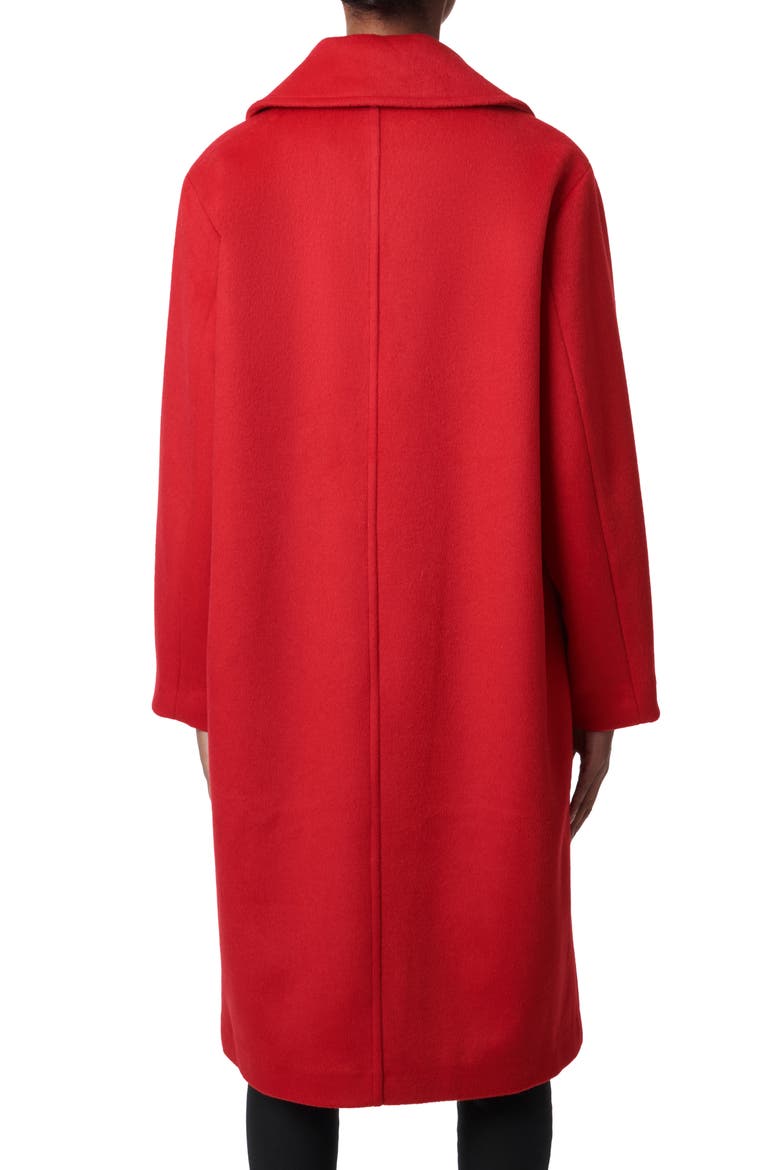 Relaxed Coat, Alternate, color, RED