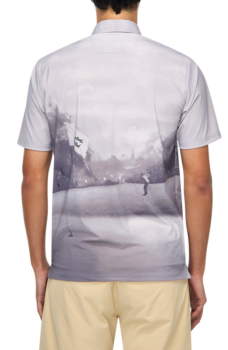 Eastside Golf Snap Placket Performance Golf Polo, Alternate, color, Cool Grey Tonal