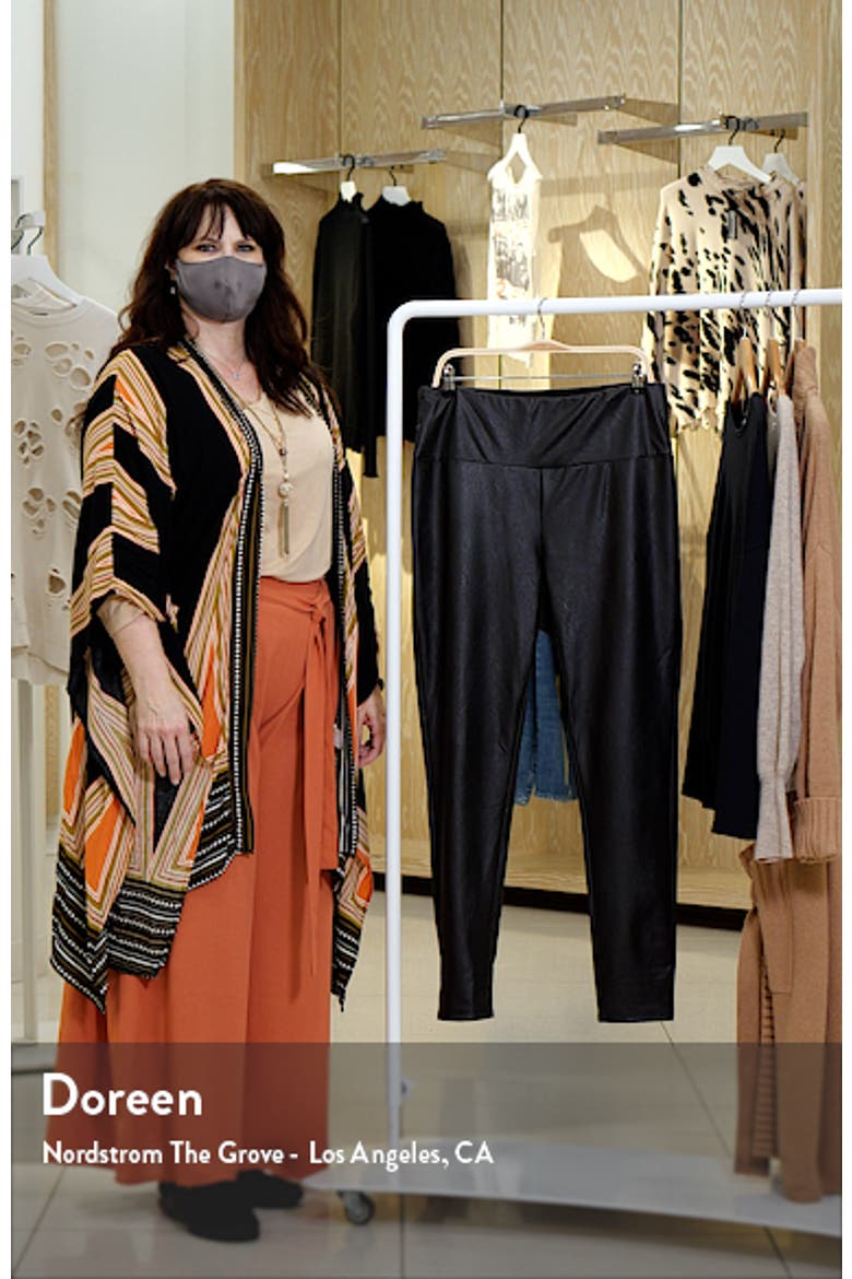 Faux Leather High Waist Leggings video