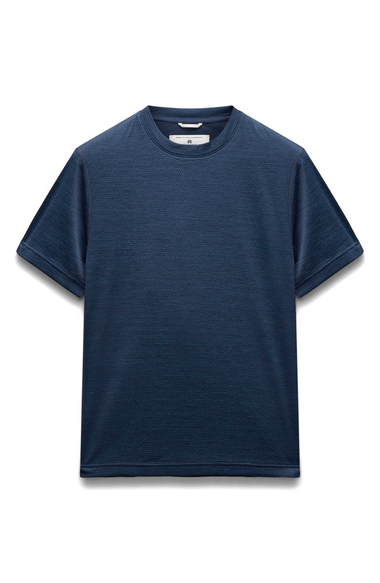 Reigning Champ Solotex<sup>®</sup> Mesh Tiebreak Performance T-Shirt, Alternate, color, Maritime