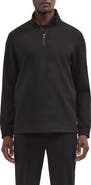 Bugatchi Soft Touch Quarter Zip Sweater
