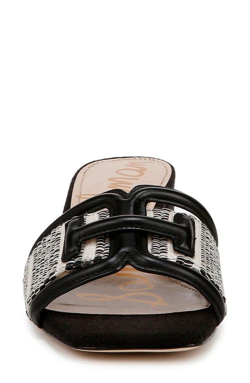 Shop Sam Edelman Waylon Slide Sandal In Black/natural