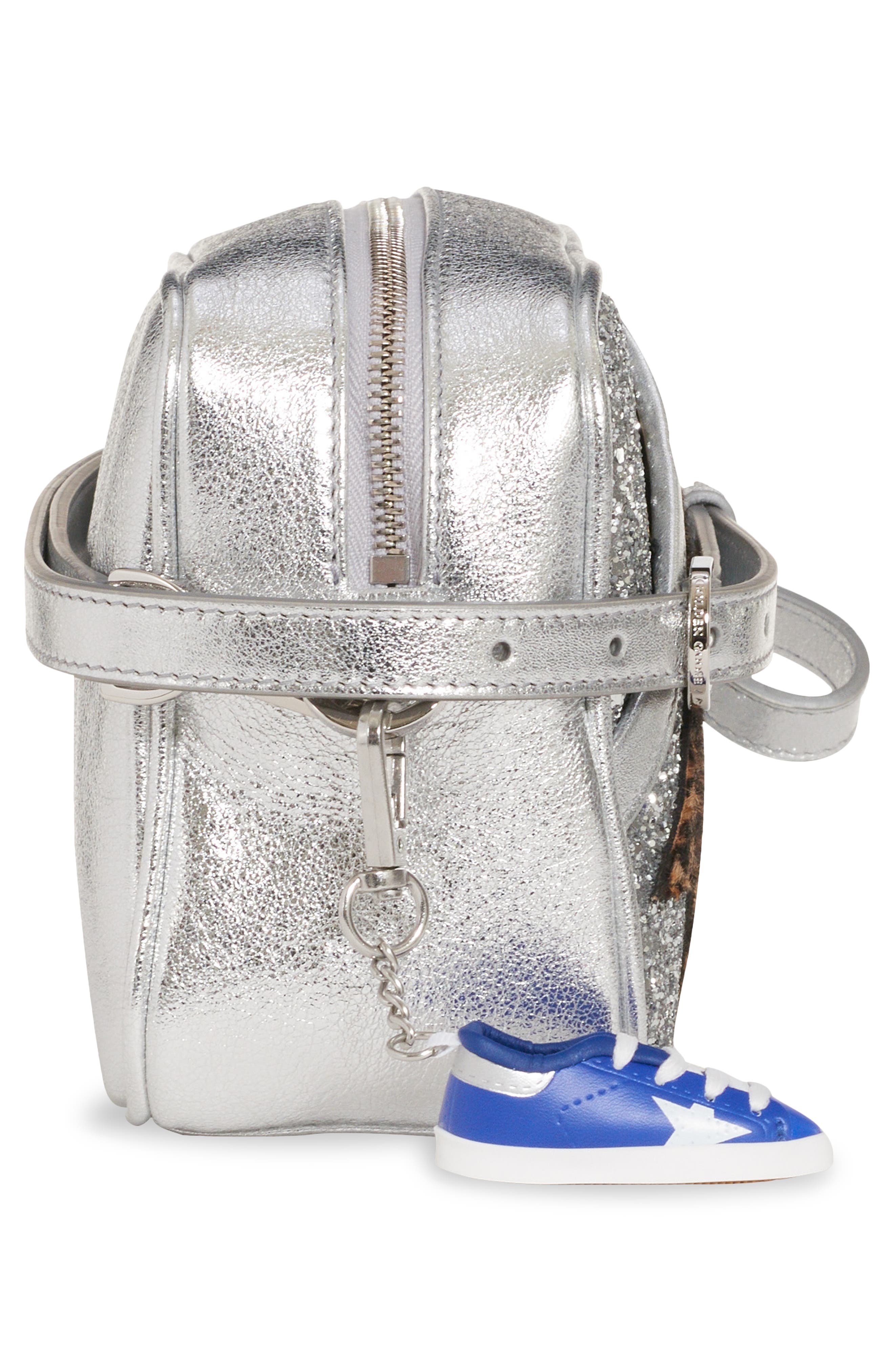 Golden Goose Star Genuine Calf Hair & Leather Camera Bag, Alternate, color, 