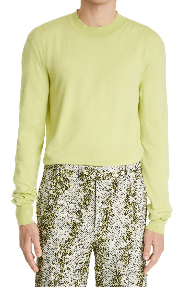 Cashmere Blend Sweater, Main, color, SEAGRASS