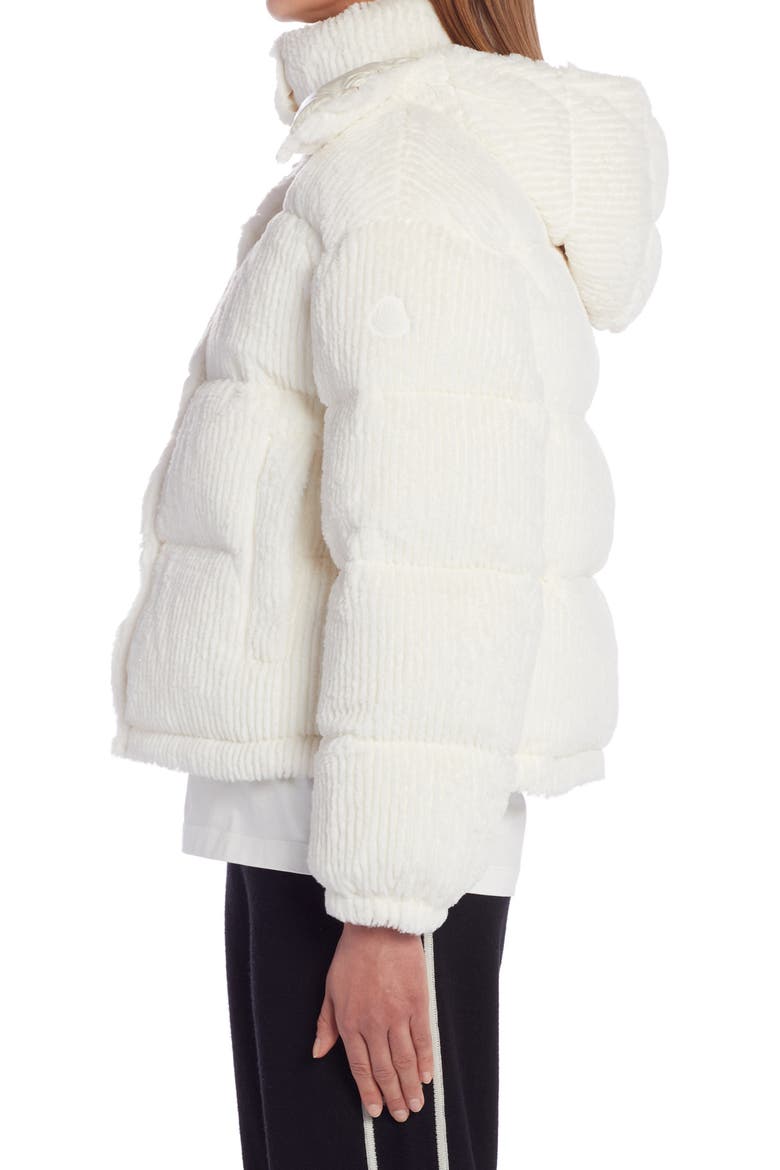 Daos Quilted Corduroy Down Jacket, Alternate, color, WHITE