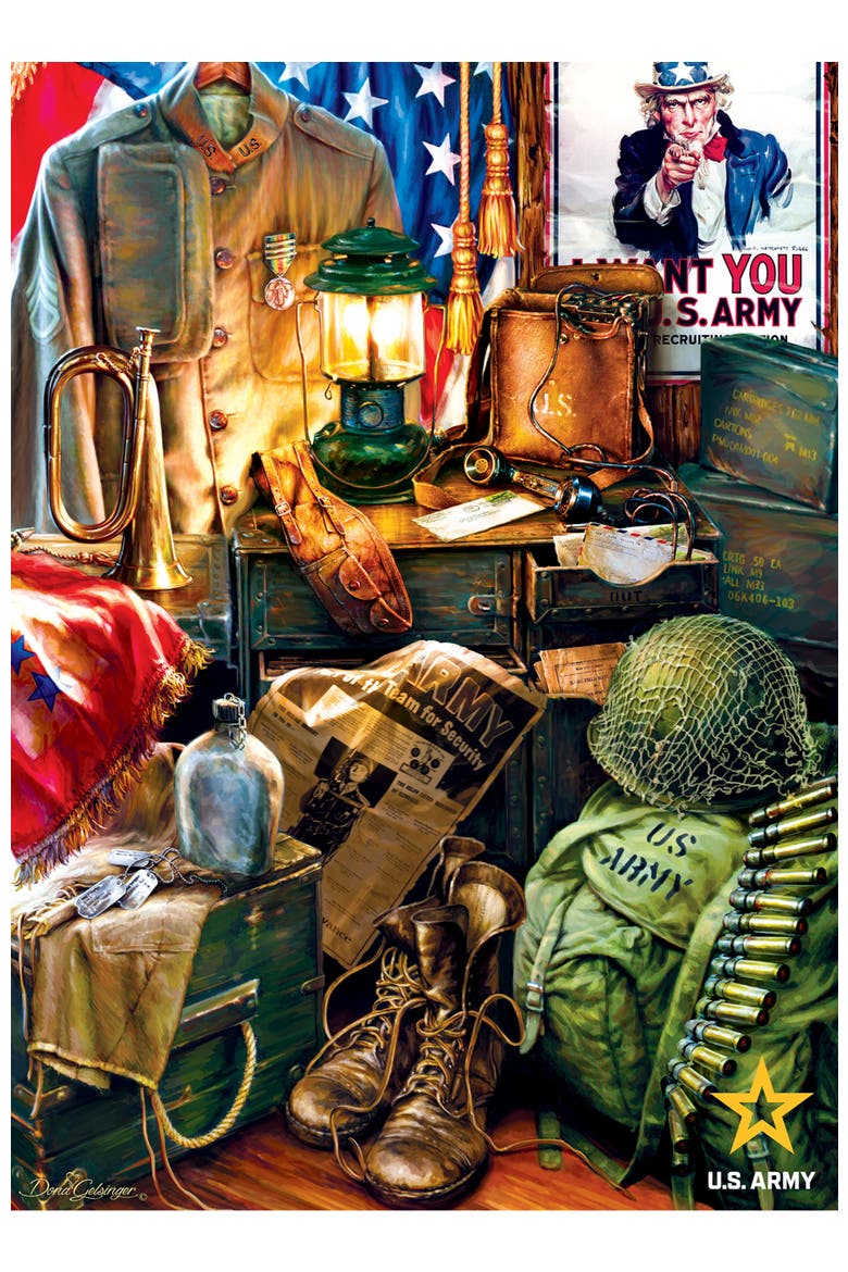 US Army Men of Honor 1000 Piece Puzzle, Alternate, color, Multicolor
