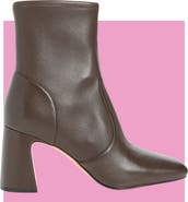 Stuart Weitzman Simona Stretch Leather Bootie