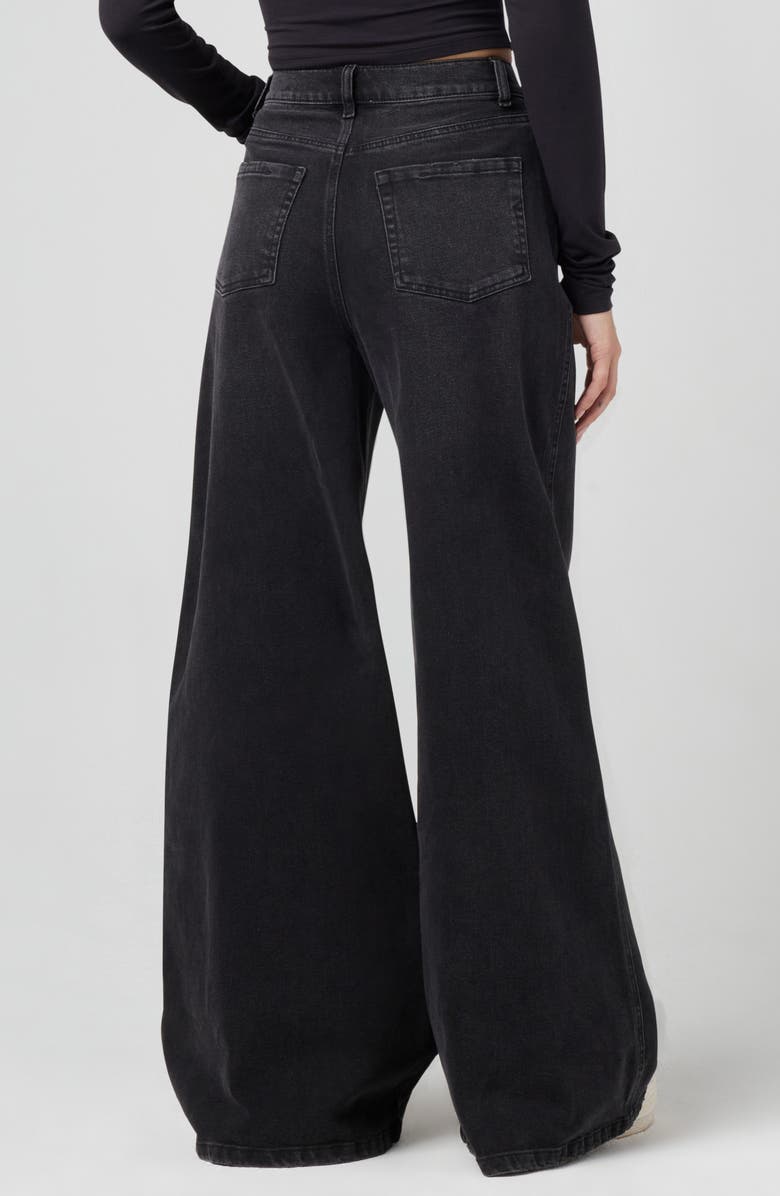 Florence by Mills Wide Leg Jeans, Alternate, color, Black Wash